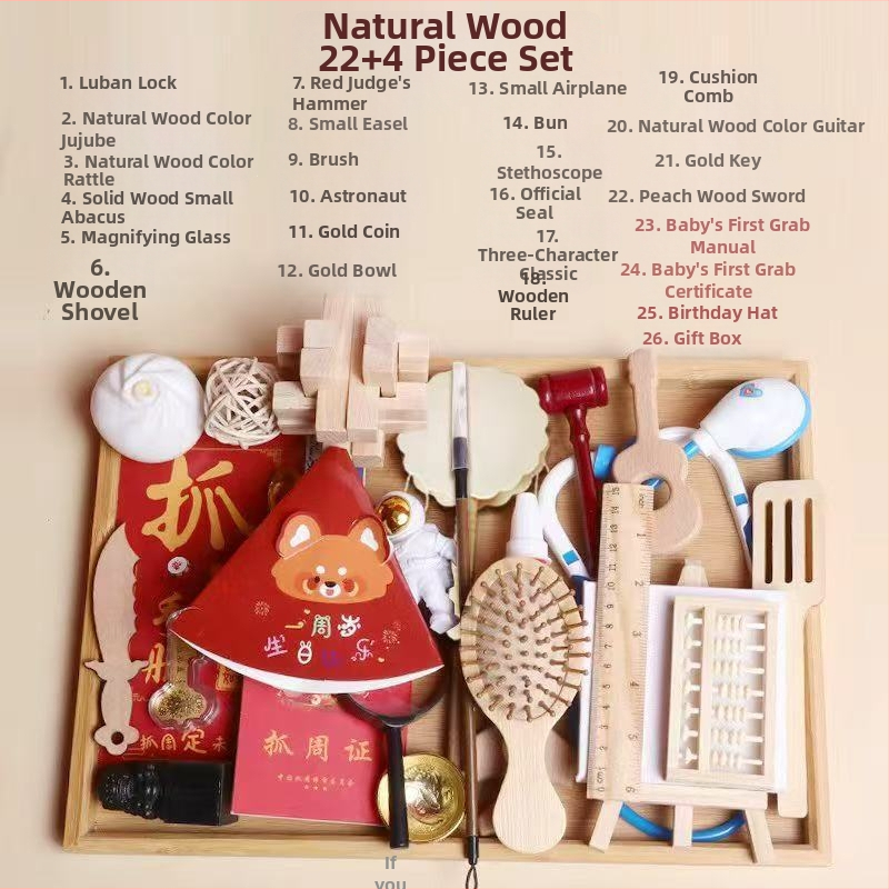 Blessings – Vaiko pirmos gimtadienio rekvizitų rinkinio komplektas, modernus kinų stilius vietos dekoravimui