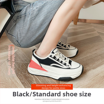 Sieviešu audekla platformas kurpes – apaļa purngala forma, audekla augšdaļa, 3–5 cm platformas augstums, gumijas zole, šņores