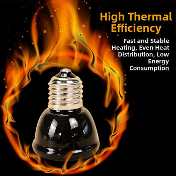 Keramická ohrievacia lampa pre hydinu – konštantná teplota, vhodná pre sliepky a pre prepelice, inkubáciu a zimné vykurovanie