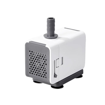 Потапяема помпа за аквариум с изключително тих режим на работа, долно/странично всмукване, филтрация и водна циркулация, пластмасова конструкция.