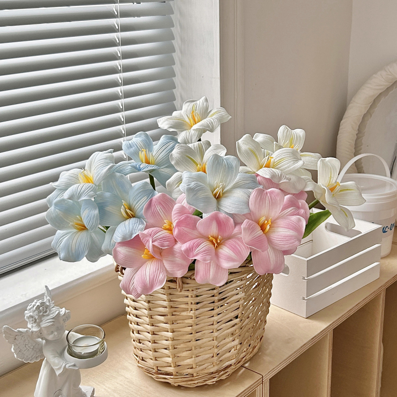 Dirbtinis tulipanas - PU jausmas, aukšta kokybė, Kangxin, serija 38553505166, vestuvėms, lauko naudojimui, fotografijos rekvizitai, namų dekoravimui