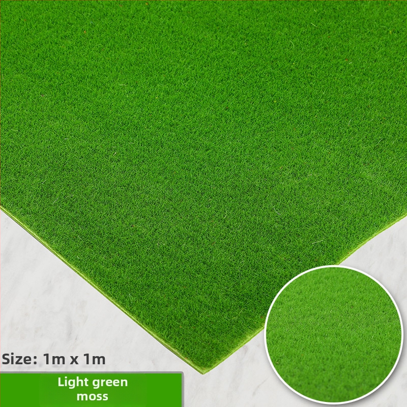 Zien — dekoratīvā mākslīgā sūna ainavu miniatūrām, sērija Simulated moss lawn, injekcijas liešana, iepakojums Opp bag