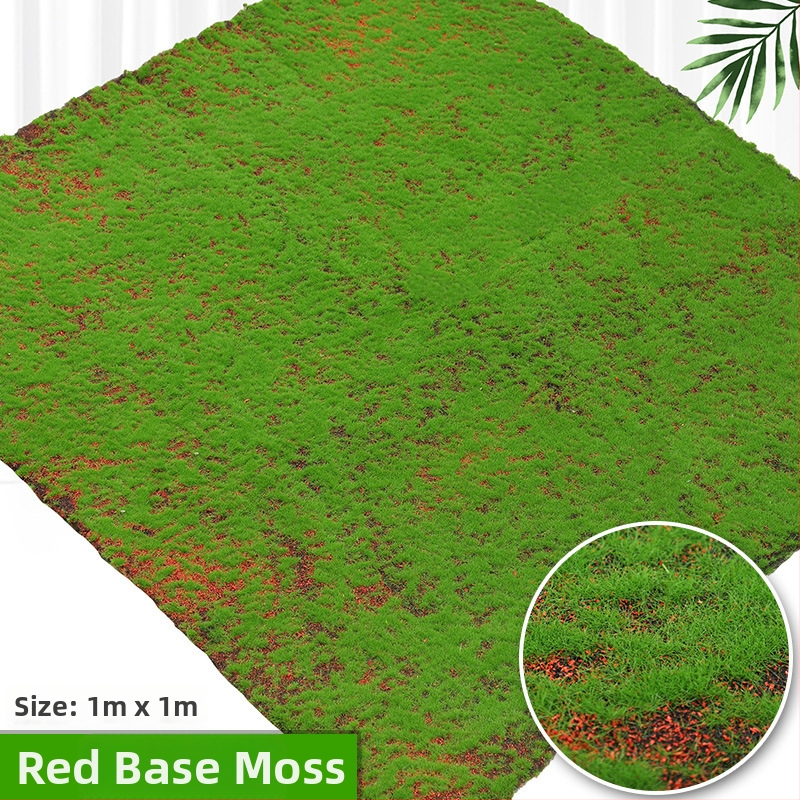 Zien — dekoratīvā mākslīgā sūna ainavu miniatūrām, sērija Simulated moss lawn, injekcijas liešana, iepakojums Opp bag