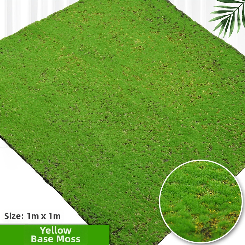 Zien — dekoratīvā mākslīgā sūna ainavu miniatūrām, sērija Simulated moss lawn, injekcijas liešana, iepakojums Opp bag
