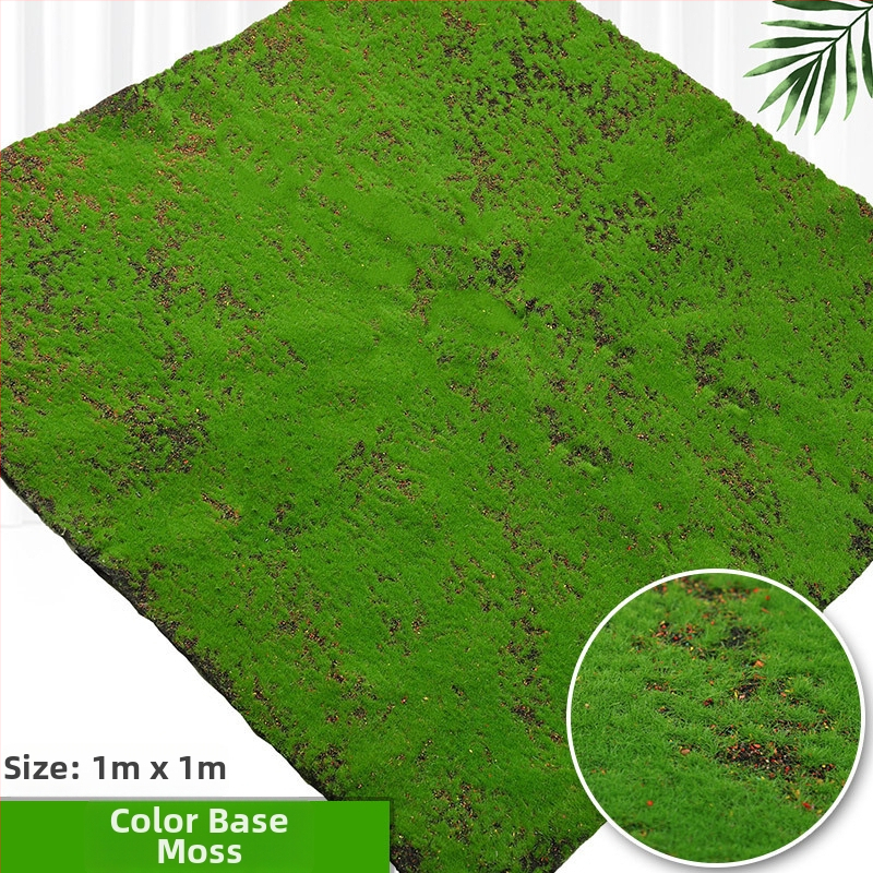 Zien — dekoratīvā mākslīgā sūna ainavu miniatūrām, sērija Simulated moss lawn, injekcijas liešana, iepakojums Opp bag