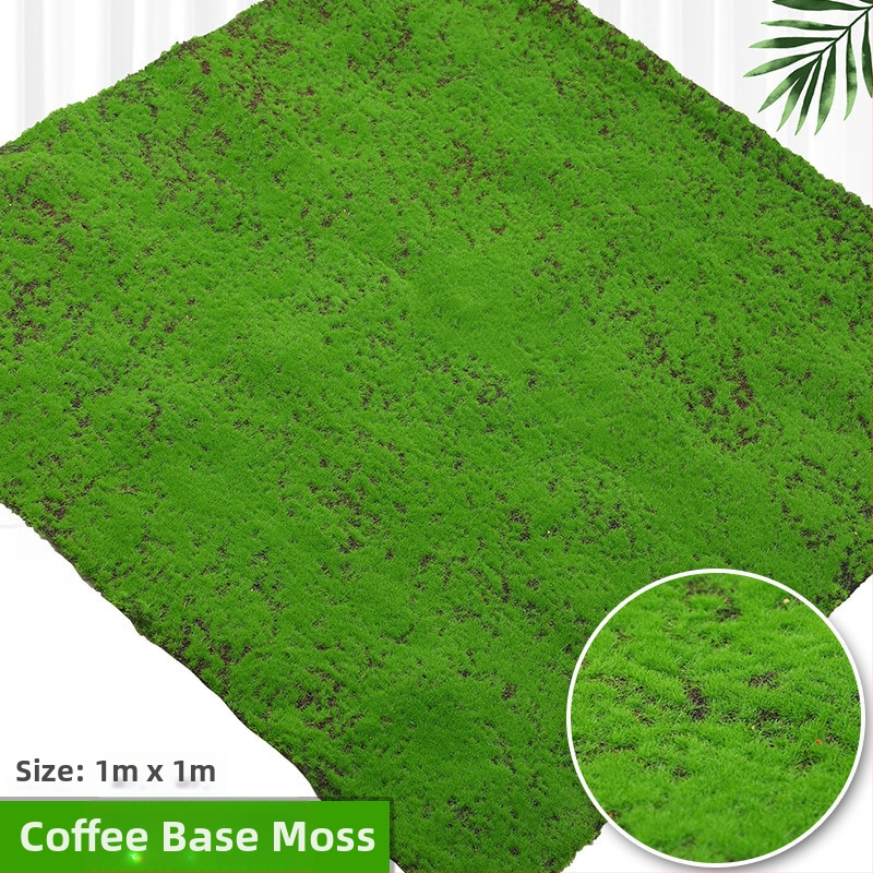 Zien — dekoratīvā mākslīgā sūna ainavu miniatūrām, sērija Simulated moss lawn, injekcijas liešana, iepakojums Opp bag