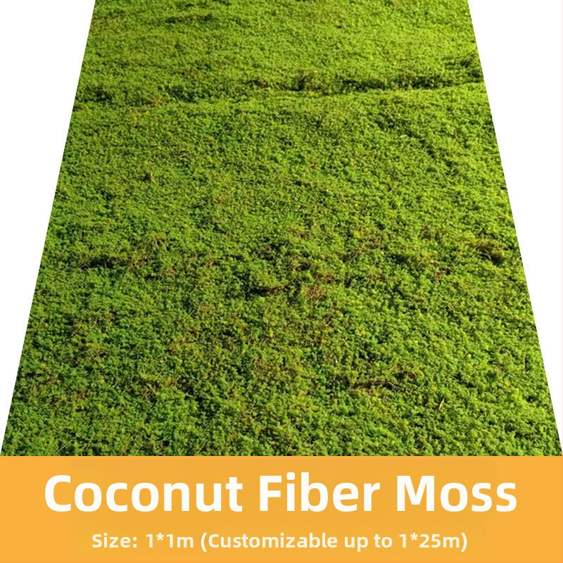 Zien — dekoratīvā mākslīgā sūna ainavu miniatūrām, sērija Simulated moss lawn, injekcijas liešana, iepakojums Opp bag