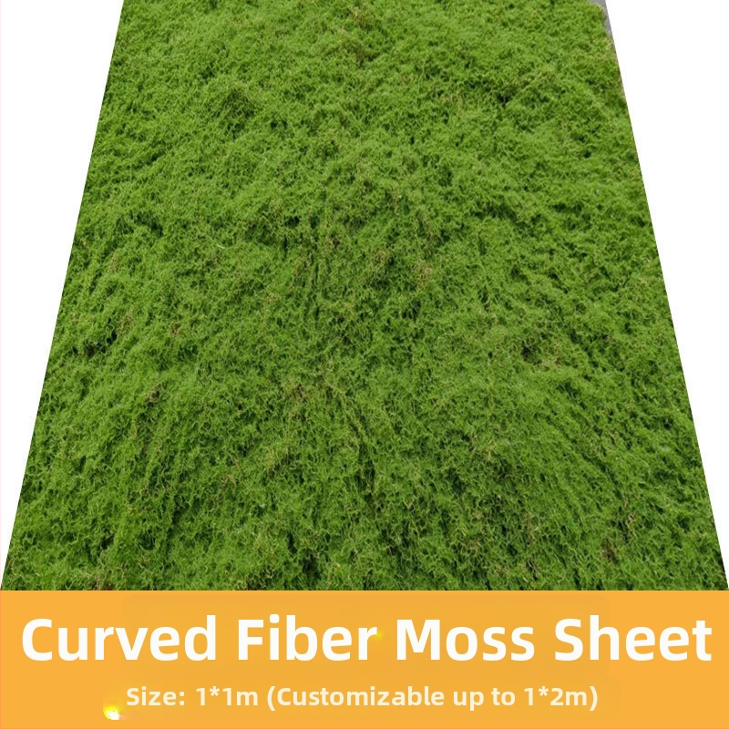 Zien — dekoratīvā mākslīgā sūna ainavu miniatūrām, sērija Simulated moss lawn, injekcijas liešana, iepakojums Opp bag