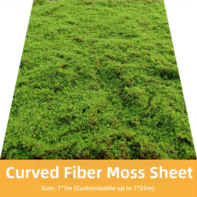 Zien — dekoratīvā mākslīgā sūna ainavu miniatūrām, sērija Simulated moss lawn, injekcijas liešana, iepakojums Opp bag