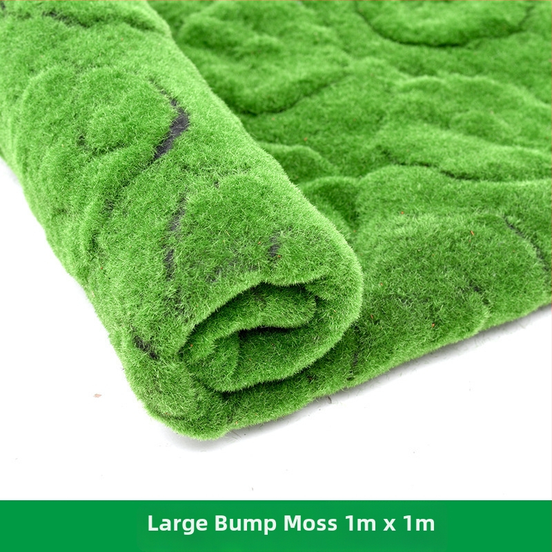 Zien — dekoratīvā mākslīgā sūna ainavu miniatūrām, sērija Simulated moss lawn, injekcijas liešana, iepakojums Opp bag