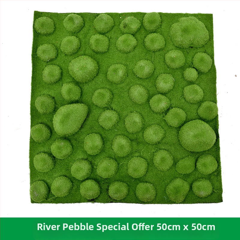 Zien — dekoratīvā mākslīgā sūna ainavu miniatūrām, sērija Simulated moss lawn, injekcijas liešana, iepakojums Opp bag