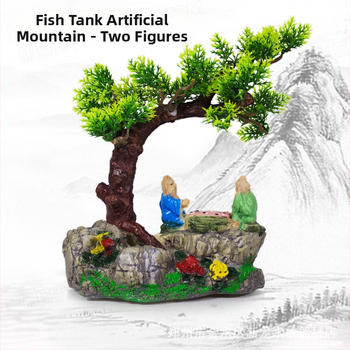 Derva rockery akvariumo ornamentas – dekoracijai akvariume (Medžiaga: Derva; Kategorija: Rockery; Naudojimas: Dekoracija)