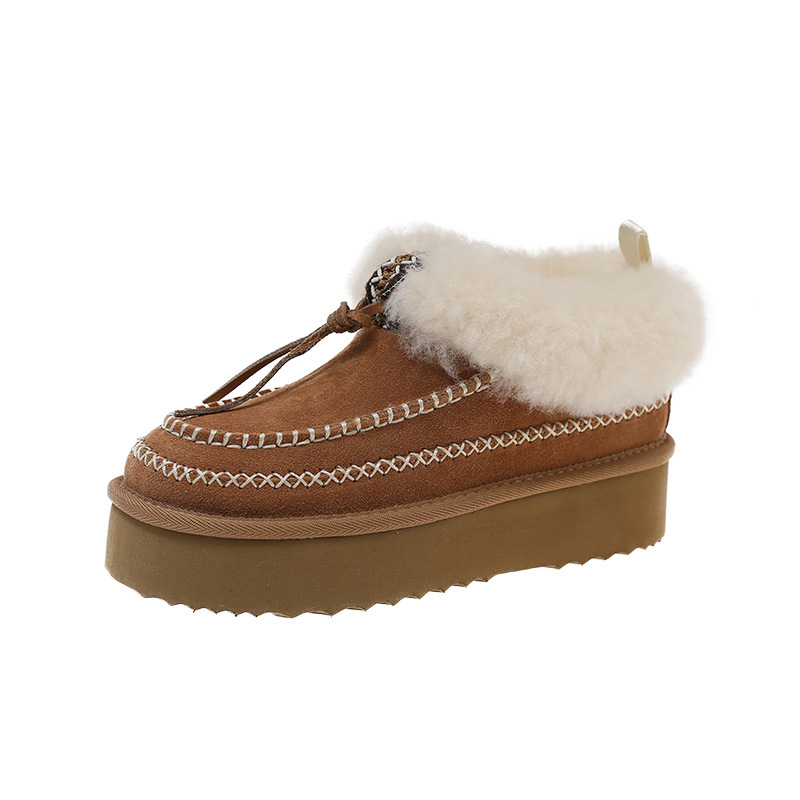 Sieviešu ziemas zābaki no telā velūra ar vilnas oderi, EVA zole, bieza zole, īss augšdaļas