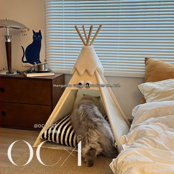 Sniega kupolas mājdzīvnieku guļvietā — kaķa un suņa māja, daļēji slēgta, noņemama, flaneles materiāls