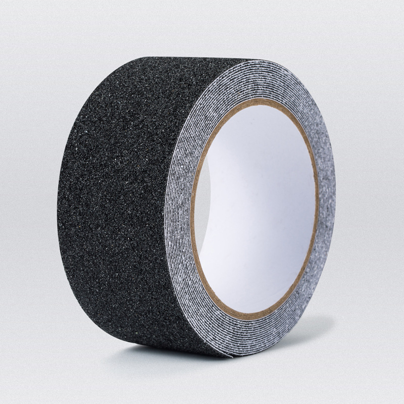 PVC neslystančios juostos, akrilo klijai, dvipusė, 0,85 mm storio, aukštos temperatūros atsparumas