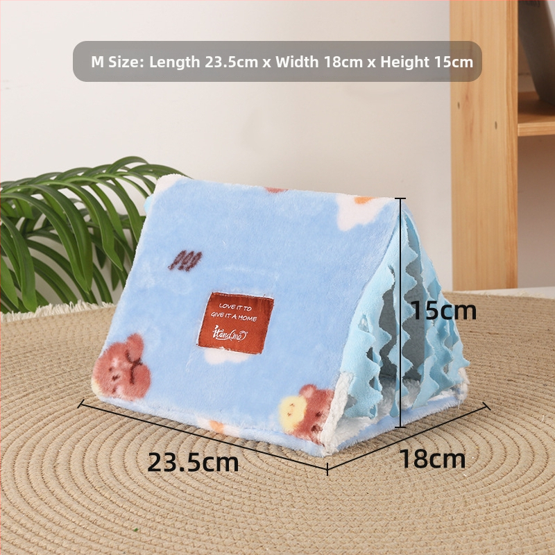 Naminių gyvūnėlių lizdas – šiltas flanelės miegamo tunelis, Mr. du