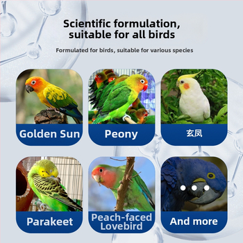 Papagoidele elektrolüütide toidulis probiootikumidega - vedel, kaubamärk Puno