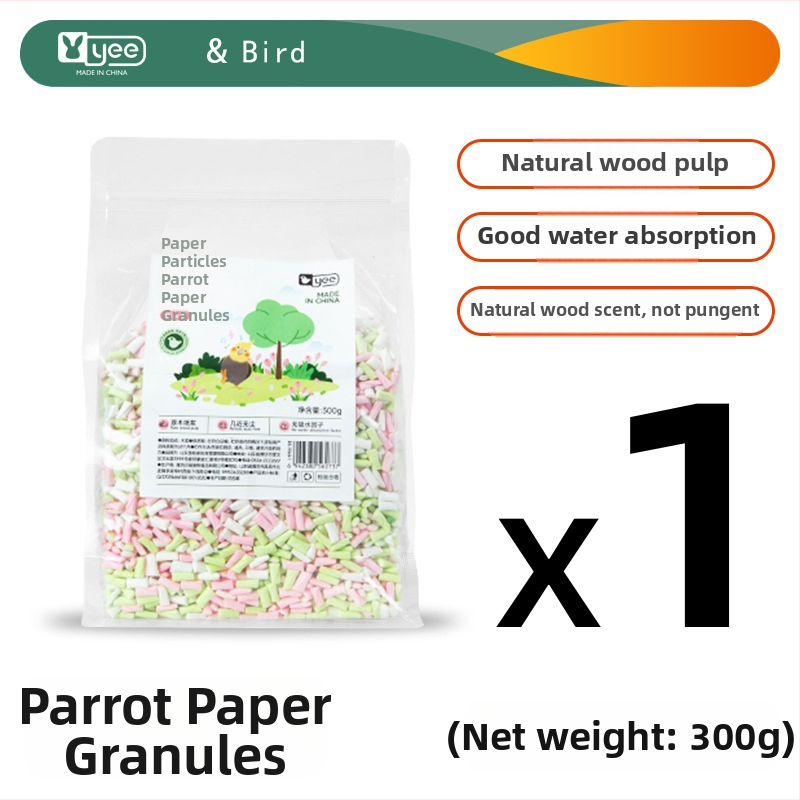 Lindude puur imav paber – puitkiud – Yee bränd – papagoidele ja koduloomadele