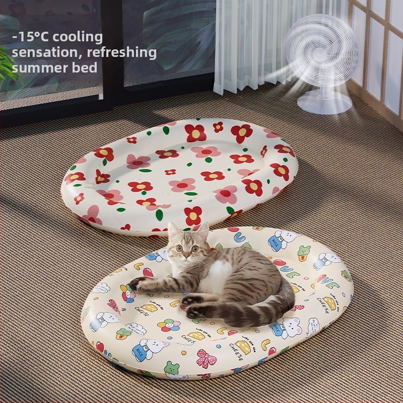 Macska Ice Nest hűtő matrac - Ice Sense Gel PVC szövött, Márka Meow Music Square