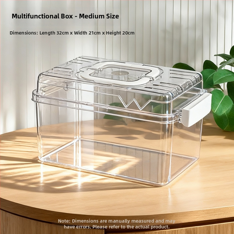 Viacúčelová klietka pre škrečka s HD priehľadnou Bear Villa zostavou — Značka: Running around; Súkromná značka autorizovaná: Áno; Dovoz: Nie