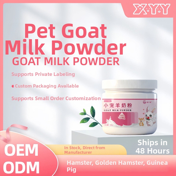 Mažiems augintiniams pieno milteliai — specialūs ožkos pieno milteliai hamstermi, sugar gliders, graužikams ir činčlėms, virškinimo sistemos papildas — Xin Daming, Visapusiška naudojimas, 170 g, 200 dėžučių