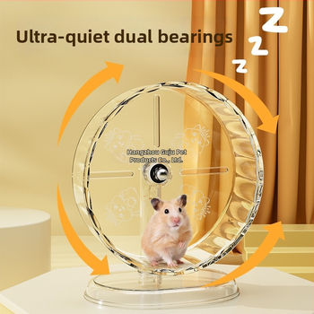 Hamsterio bėgimo ratas žaislas — tylus ratas su laikikliu; Medžiaga: plastikas; Neimportuotas; Privatus prekės ženklas prieinamas