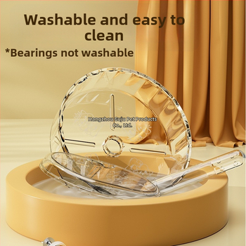 Hamsterio bėgimo ratas žaislas — tylus ratas su laikikliu; Medžiaga: plastikas; Neimportuotas; Privatus prekės ženklas prieinamas