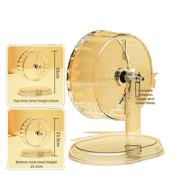 Hamsterio bėgimo ratas žaislas — tylus ratas su laikikliu; Medžiaga: plastikas; Neimportuotas; Privatus prekės ženklas prieinamas