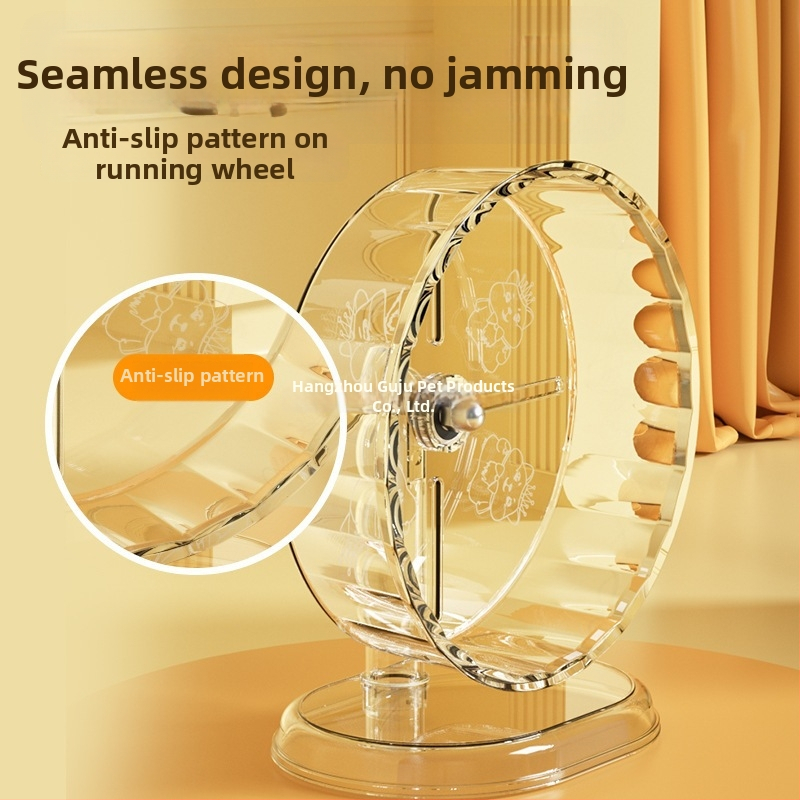 Hamsterio bėgimo ratas žaislas — tylus ratas su laikikliu; Medžiaga: plastikas; Neimportuotas; Privatus prekės ženklas prieinamas