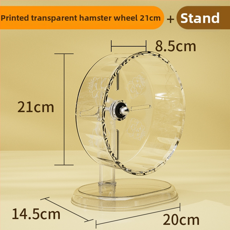 Hamsterio bėgimo ratas žaislas — tylus ratas su laikikliu; Medžiaga: plastikas; Neimportuotas; Privatus prekės ženklas prieinamas