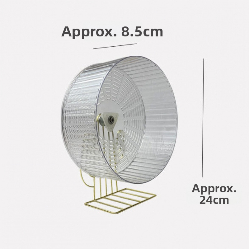 Hamsterio bėgimo ratas - PP medžiaga, ypač tylus, hamsterio reikmenys