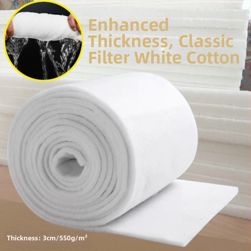 Филтърна памучна материя за аквариум - с висока плътност, 6D дизайн, без лепило, марка Qile pottery, 550 g