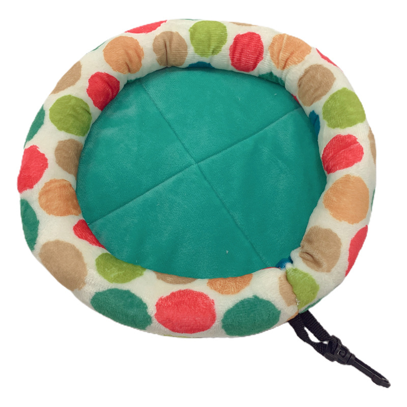 Хамстер плюшено кръгло гнездо за домашни любимци - плат, за възрастен хамстер, малък телосложение, тегло 5 кг