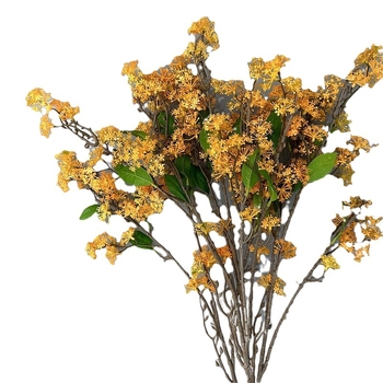 Изкуствен клон Османтус, пластмасов, инжекционно формован, вид Османтус, за сватби, външни пространства и фотодекор