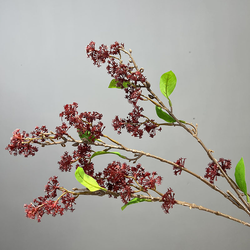 Изкуствен клон Османтус, пластмасов, инжекционно формован, вид Османтус, за сватби, външни пространства и фотодекор