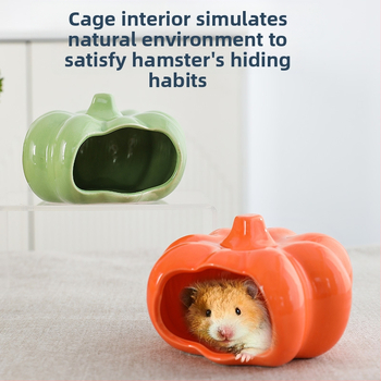 Keraamiline pesa Sirijale hamstrile, iglu varjupaik suviseks jahutuseks