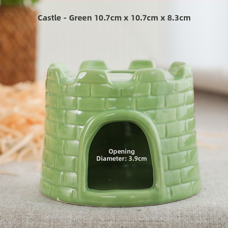 Keraamiline pesa Sirijale hamstrile, iglu varjupaik suviseks jahutuseks