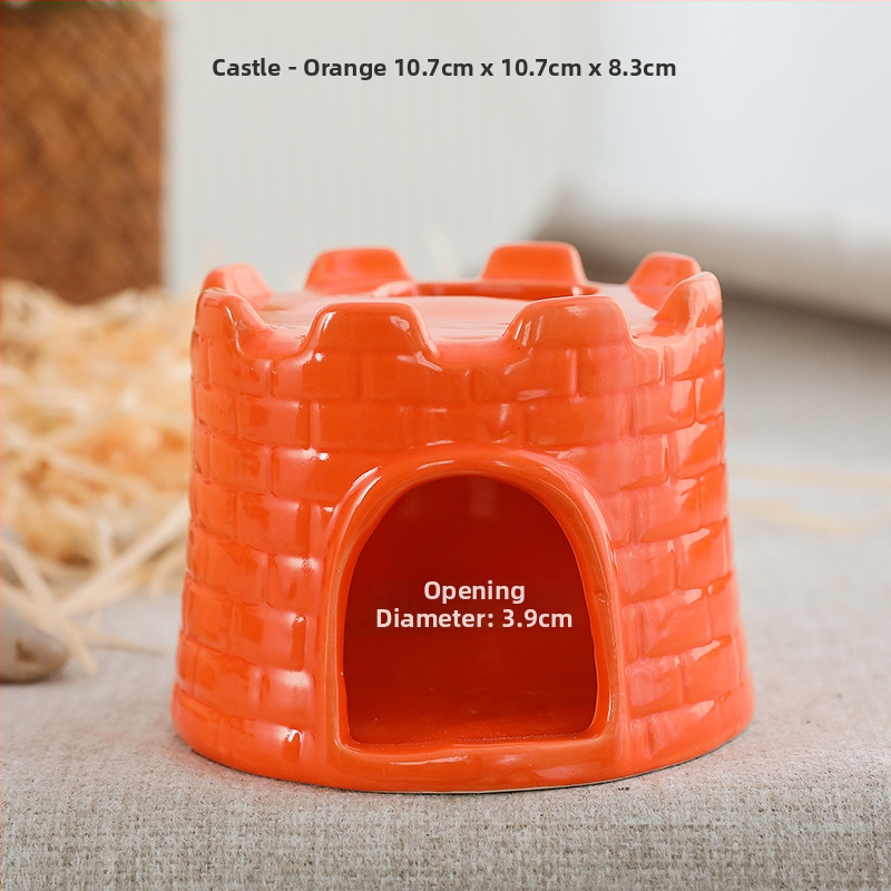 Keraamiline pesa Sirijale hamstrile, iglu varjupaik suviseks jahutuseks