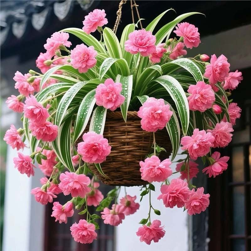 Chlorophytum vazoninis augalas su visų sezonų žydėjimu ir dideliais kvapniais žiedais (Kodas: 1r; Prekės ženklas: Be prekių ženklų; Importuota: Ne; Optimali temperatūra: Kita; Augalų veislės: Kita)