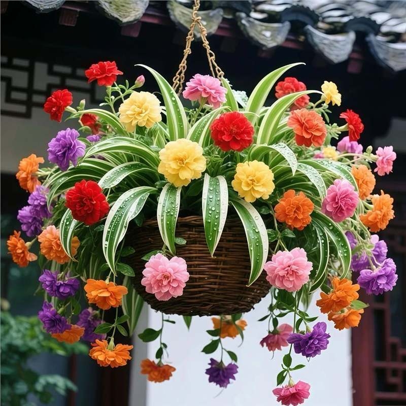 Chlorophytum vazoninis augalas su visų sezonų žydėjimu ir dideliais kvapniais žiedais (Kodas: 1r; Prekės ženklas: Be prekių ženklų; Importuota: Ne; Optimali temperatūra: Kita; Augalų veislės: Kita)