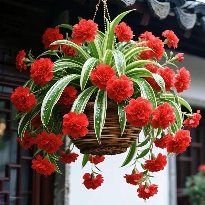 Chlorophytum vazoninis augalas su visų sezonų žydėjimu ir dideliais kvapniais žiedais (Kodas: 1r; Prekės ženklas: Be prekių ženklų; Importuota: Ne; Optimali temperatūra: Kita; Augalų veislės: Kita)