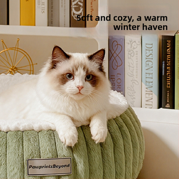 Kasside pesa PP puuvillast, poolkinnine disain, kogu aasta kasutamiseks, kaubamärk Meow le fang