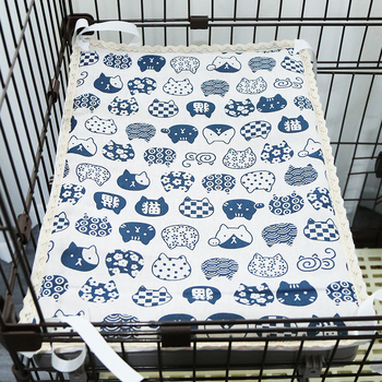 Platformă pentru cușcă de pisică, cu legare, dublu căptușit, universal pentru toate anotimpurile; Material: Textil; Brand: Love Kyle; Pentru pisici