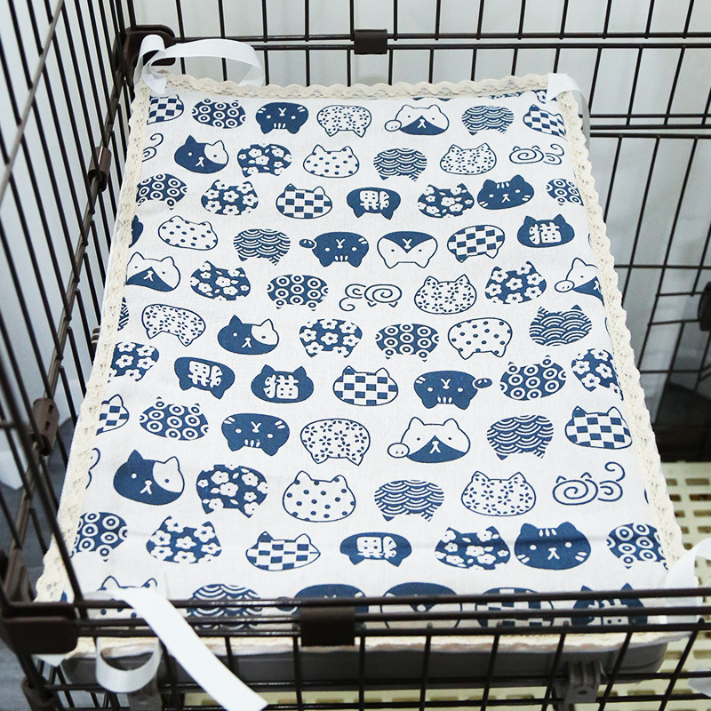 Platformă pentru cușcă de pisică, cu legare, dublu căptușit, universal pentru toate anotimpurile; Material: Textil; Brand: Love Kyle; Pentru pisici