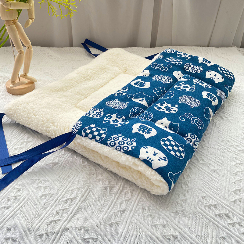 Platformă pentru cușcă de pisică, cu legare, dublu căptușit, universal pentru toate anotimpurile; Material: Textil; Brand: Love Kyle; Pentru pisici