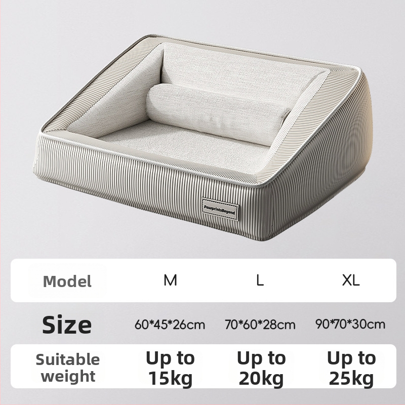 Kõigile aastaaegadele sobiv looma ligzda eemaldatava ja pestava aluskattega (PP puuvill)