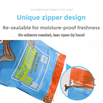 Džiovintas maistas ilgauodegiams triušiams — bendro pobūdžio, 2kg, Xingxingwen prekės ženklas, naminiams gyvūnams maistas