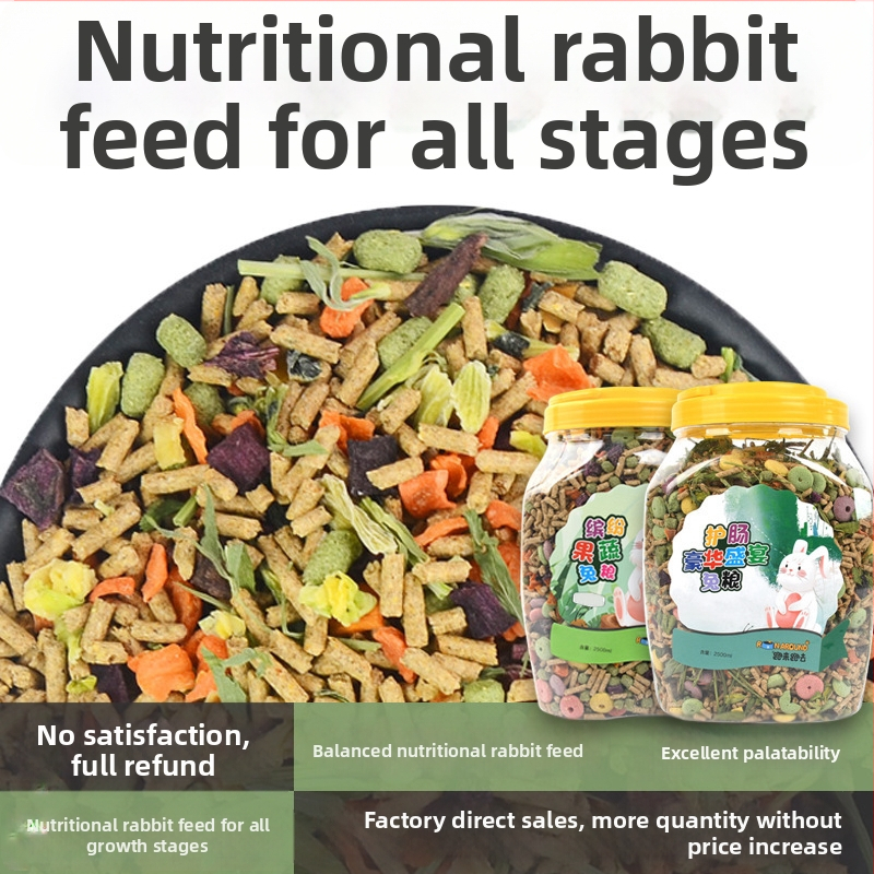 Kuivtoit küülikutele – üldine kasutus; 800 g; kaubamärk Running around; tootekood Sl036