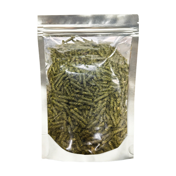 Lučerna kuiva toit jänestele, činčilale ja guinea sigadele — 500 g pakk, universaalne kasutus