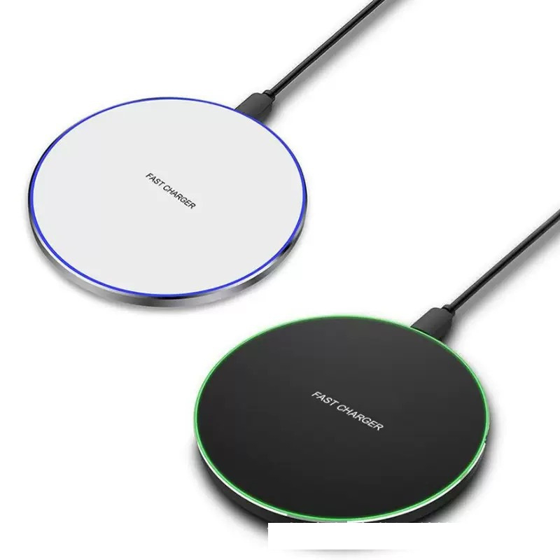 Belaidis įkroviklis, 15 W / 30 W / 50 W, plastikinis diskas greitam įkrovimui, 100 W, suderinamas su „Apple“, „Huawei“ ir „Samsung“.